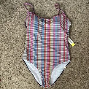 Summersalt Red and Pink One Piece Swimwear